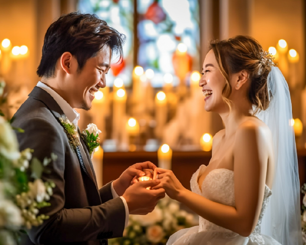 結婚式の画像
